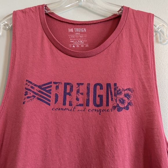 *SOLD* TREIGN, Workout Muscle Tank, Size Large - Picture 4 of 5